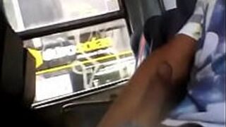 Hitting a hot girl on the bus - porn video