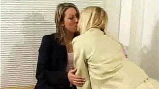 Office Lesbians - porn video