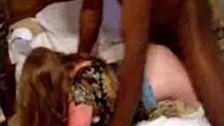 Amateur Southern Milf gets young black dick - porn video