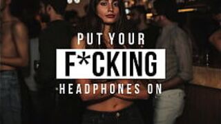 Kinky Domme Girlfriend Humiliates Man Him at a Party - porn video