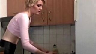 Lucky old perv gets a nice blowjob - porn video