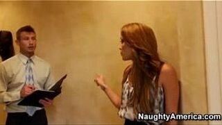 Petite latina takes a pounding in the closet - porn video